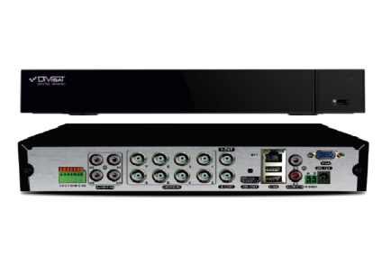 Видеорегистратор 8.0Mpix DVR-8708P v 2.0 (8кан.видео+8кан звук) "Divisat" Гибридный 