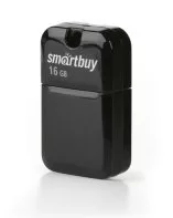 Flash drive USB 2.0  16GB "SMARTBUY ART Black"  (USB накопитель); Скорость чтения данных:25 MB/s/ Скорость записи данных:15 MB/s