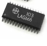 Микросхема LAG665F SMD AUD усилитель воспроизведения, pегулятор /SO28/