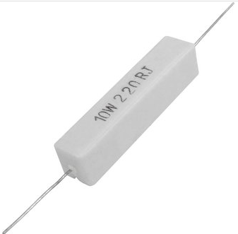 РЕЗИСТОР 10W     220 OM керамика SQP10 RX27-1