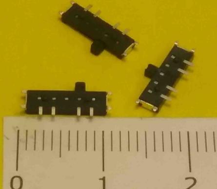Микропереключатель CB-2P 4 PIN ON-ON на 2 положен. (10x1,2x2,8мм) толкатель (h1,2х1,2х1 мм) SMD горизонт. монтаж, корп. метал.№3 фото 2 Микропереключатель CB-2P 4 PIN ON-ON на 2 положен. (10x1,2x2,8мм) толкатель (h1,2х1,2х1 мм) SMD горизонт. монтаж, корп. метал.№3 фото 2