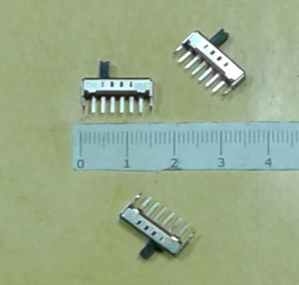 Перекл. Движковый 6 PIN SS14D01G4 ON-ON-ON-ON 0.3A 50V DC 4 положен. (14,8х4,5x4мм.) толкатель GB (h4х2х2мм) вертик. монтаж, корп. метал. №68 Перекл. Движковый 6 PIN SS14D01G4 ON-ON-ON-ON 0.3A 50V DC 4 положен. (14,8х4,5x4мм.) толкатель GB (h4х2х2мм) вертик. монтаж, корп. метал. №68