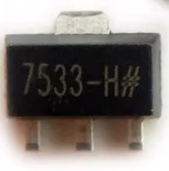Микросхема MD7533H orig 120mA Low Power LDO, 3.3V, SOT89