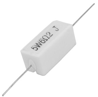 РЕЗИСТОР 5W       6.2 OM керамика SQP5 RX27-1