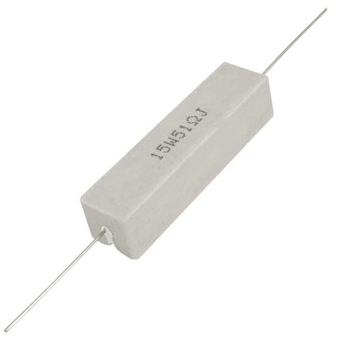 РЕЗИСТОР 15W 51 OM керамика SQP15 RX27-1 РЕЗИСТОР 15W 51 OM керамика SQP15 RX27-1