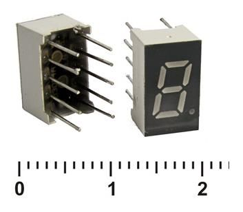 Индикатор цифровой KEM- 3101BR красный 7-сегм. 10pin (12х8х6мм) общий анод (1-разрядный Red) Индикатор цифровой KEM- 3101BR красный 7-сегм. 10pin (12х8х6мм) общий анод (1-разрядный Red)