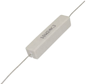 РЕЗИСТОР 10W   24 KOM керамика SQP10 RX27-1