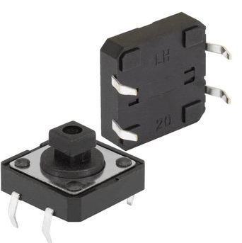 Микрокнопка квадратная тактовая, 4pin, 12x12x7мм, L=3мм (B3F-4055, KAN1210-0731B)