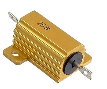 РЕЗИСТОР 25W   12 KOM 5% RX24 силовой в алюминиевом корпусе 