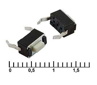 Микрокнопка прямоугольная тактовая, 2pin, 6x3,6x4мм, L=1мм, DIP (IT-0343, SWT-1, KAN3511A-0431B) Микрокнопка прямоугольная тактовая, 2pin, 6x3,6x4мм, L=1мм, DIP (IT-0343, SWT-1, KAN3511A-0431B)