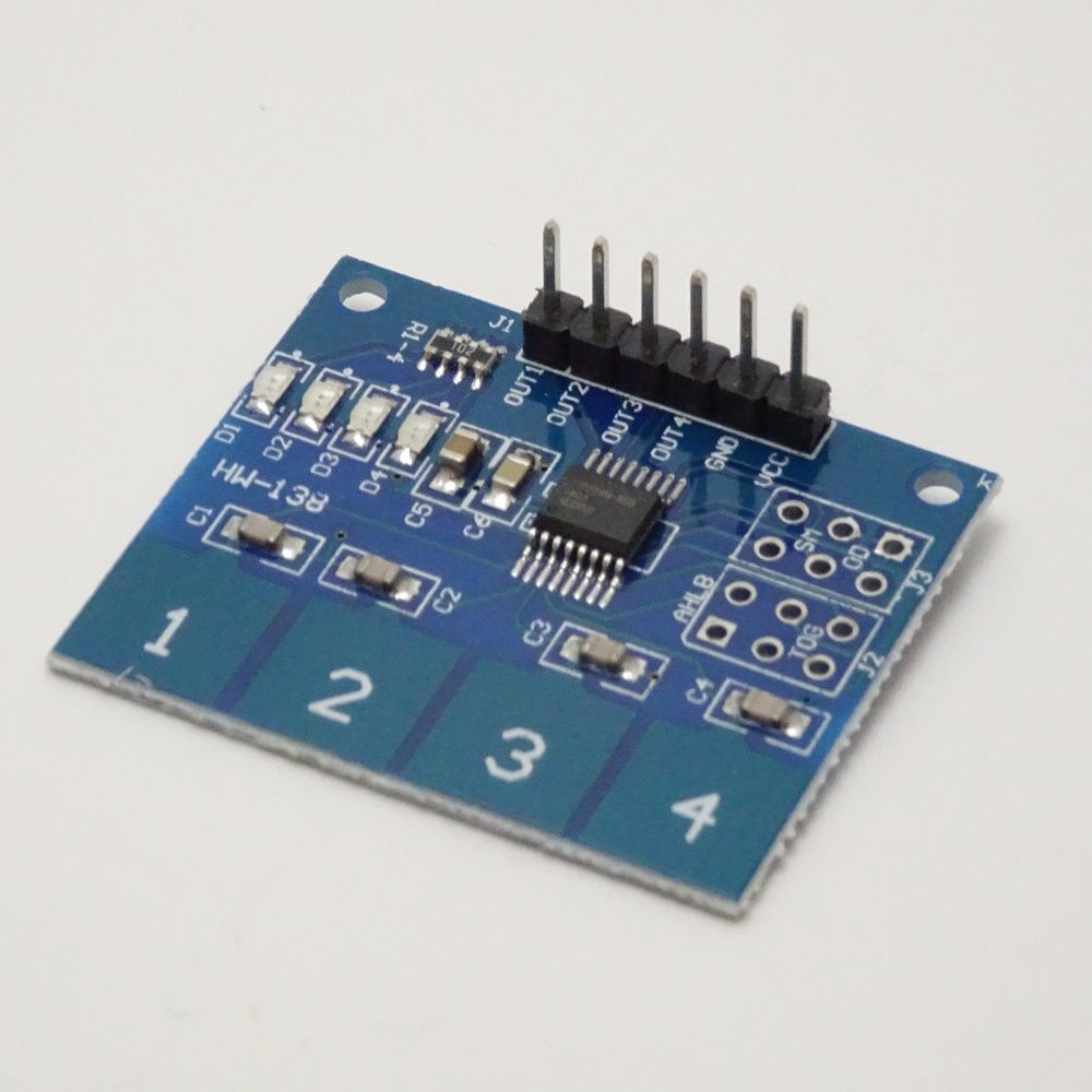 Модуль сенсорной клавиатуры на микросхеме TTP224 ARDUINO