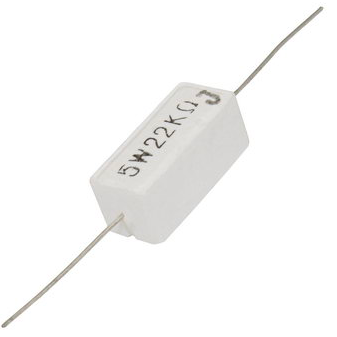 РЕЗИСТОР 5W   22 KOM керамика SQP5 RX27-1