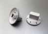 Ручка крана плиты "МЕЧТА" (белая); D=43mm; высота 22,5мм; посад.отверстие п/круг.; материал: пластик    