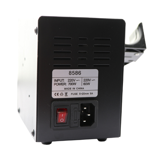 Паяльная станция SumSour-8586 (паяльник+фен. Набор- 20 предметов. 8шт насадок, 12шт сменных жал, подставка под паяльник, подвес для фена; губка. фото 2 Паяльная станция SumSour-8586 (паяльник+фен. Набор- 20 предметов. 8шт насадок, 12шт сменных жал, подставка под паяльник, подвес для фена; губка. фото 2