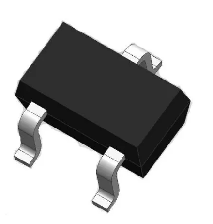 Биполярные SMD BC847C (марк. 1GW) (BC846=80V/BC848=30V) (КТ3130) SOT23-3  (пара BC856/BC857/BC858)