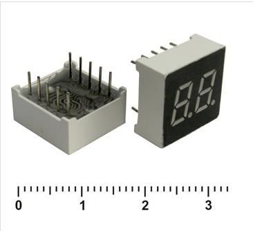 Индикатор цифровой KEM- 3203AG зеленый 7-сегм. 10pin (14х15х6мм) общий катод 2-разрядный Индикатор цифровой KEM- 3203AG зеленый 7-сегм. 10pin (14х15х6мм) общий катод 2-разрядный