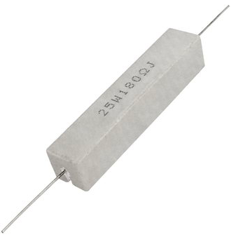 РЕЗИСТОР 25W     180 OM керамика SQP25 RX27-1 5%