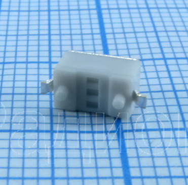 Микрокнопка прямоугольная тактовая, 2pin, 6x3,5x4,3мм, L=1,3мм, SMD (IT-1101NE-S) фото 4