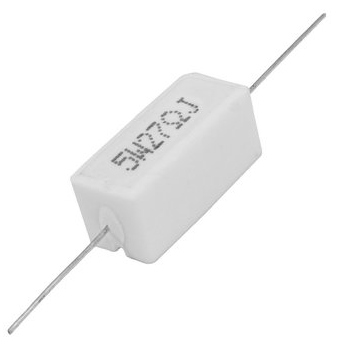 РЕЗИСТОР 5W      27 OM керамика SQP5 RX27-1