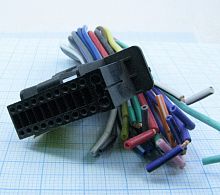 Разъем для а/м Kenwood DNX 2009 новый 1cm*3cm (22Pin)   шторка сбоку           