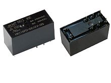 Реле э/м DC12V 8A 8pin, пайка (PCB), Контакты: 2 перекл.группы (2С) (8A/30VDC; 8A/240VAC) 29,6x12,7x15,7мм (HUIKE HK115FD-DC12V-SG) Высота всего 15,7м