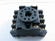 Колодка для реле круглая: 11pin PF113A ( на DIN-рейку )  Для реле: <HLS-MK3P: 49081>   Ток коммутации: 5A