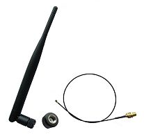 Антенна Wi-Fi 2.4G 195мм всенаправленная, с кабелем Диапазон частот: 2400-2500 МГц  Коэффициент усиления	>5dBi Тип разъема антенны: SMA  Тип соедините