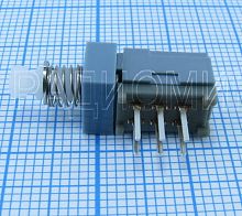 Переключатель MG-D 30 6PIN (2гр.х3pin) ON-ON, С ФИКСАЦИЕЙ, корпус пластик 14,2х8х8мм, толкатель h10х3x3мм, крепление горизонт