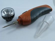ПАЯЛЬНИК-ФОНАРЬ 6W 4.5V (от батар: 3хAA 1.5V) SI-B160 Пластик; с долговечн. жалом (d=3,7мм); с индикацией. Разогрев T до 185C за 12 сек; раб.Tпри 6W(m
