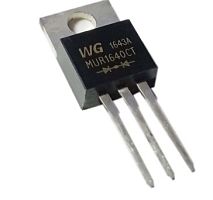 Fast Diode 15A MUR1640CT (маркировка U1640G) TO220-3