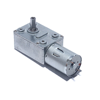 МОТОР с червячным редуктором  DC=12V  I=30-110mA   JGY-370 14 об/мин б/нагр/ 10 об/мин с нагр (Крутящий момент: 4.8 кг/см, Удерживающий момент: 16 кг/