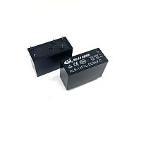 Реле э/м DC24V 10A 5pin, пайка (PCB), Контакты: 1 перекл.группа (1С) (30DVC/10A; 240VAC/10A) 29x12x20мм (HE LI SHUN HLS-14F1L-DC24V-C)