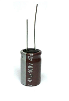 Конденсатор электролитический    47 mkF 400 v 105C (TX) 16х25мм (-40+105 C, 5000 ч.) (низкий импеданс, балластные для Б.П.) JAMICON