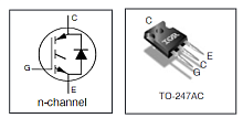 Транзистор IGBT 110A IRGP4055D TO247AC