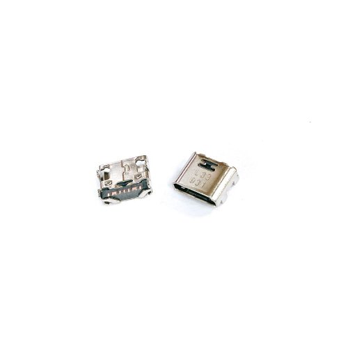 Разъем - гнездо microUSB-B (7pin) на плату; ver.2.0 Горизонт.исполн; поверхн. монтаж (7 контактов-SMD/ 4 уст.лепестка-DIP) дл=6.0мм/ шир=7.5мм; края п
