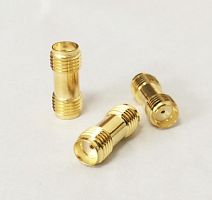 Антенный переходник SMA (female) - SMA (female) (SMA мама - SMA мама)  вч разъем 