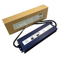 Блок питания для св/д техники, 12V, 33.5A, 400W, разъем под болт, Strait (узкий), 238x50x23мм, IP67, вх: AC 220-250V, вх. разъем: разъем под болт, мет