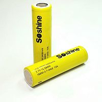 АККУМУЛЯТОР  18650 3,7V 3400mAh Li-ion (литий-ион) ICR18650 SOSHINE без платы защиты