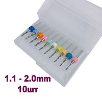 Набор сверл  1.1-2.0mm 10шт XCAN PCB