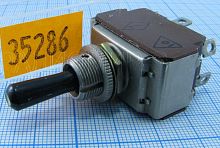 Тумблер, 6pin, (ON)-ON с фиксацией и без фиксации, AC 220/250V 1.0A, 33,5x19x60мм (П2Т-24)