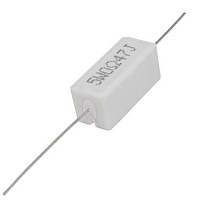 РЕЗИСТОР 5W        0.47 OM керамика SQP5 RX27-1