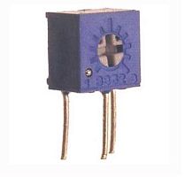 РЕЗИСТОР подстроечный 3362W 100 K (104 ) 78033 3pin (вертик. монтаж) (6х4х6мм)