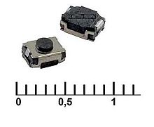 Микрокнопка прямоугольная тактовая, 4,5x3x2мм, SMD (IT-1185AU)