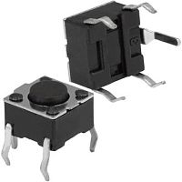 Микрокнопка квадратная тактовая, 5 (4+1)pin, 6x6x4,3мм, L=1,3мм (KAN0621-0431B)