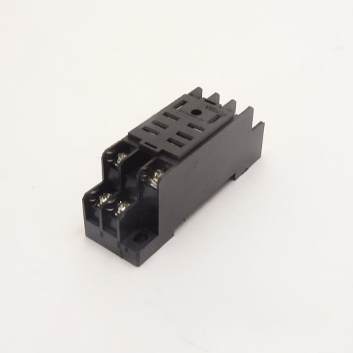 Колодка для реле: 8pin PTF08A  ( на DIN-рейку ); Ток коммутации - 10А; Для реле с видом контактов "2С"( 2 группы контактов), Подходит для реле: < 491 фото 2
