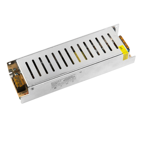 Блок питания для св/д техники, 12V, 20.8A, 250W, разъем под болт, Strait (узкий), 223x68x40мм, IP22, вх: AC 220V, вх. разъем: разъем под болт, металл 