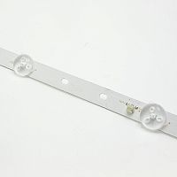 Светодиодная планка для подсветки ЖК панелей 32" 6V (6линз) HL-00320A30-0601S-03 A1 2*6 E466015 (575 мм, 6 линз) 