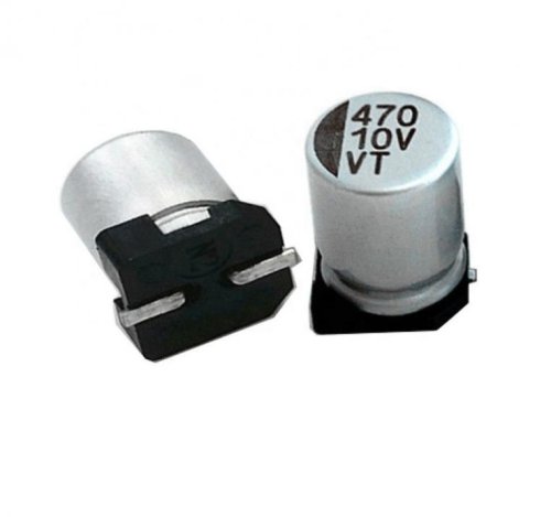 Конденсатор электролитический SMD   330 mkF   6.3 v (Серия:UT) -55..+105C 20% (Корпус F 6.3*7.7 мм)  