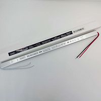 Блок питания для св/д техники, 12V, 6.0A, 72W, два провода, мебельный (длинный), 360x18x18мм, IP20, вх: AC 220V, вх. разъем: два провода, металл GENER