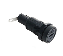 ДЕРЖАТЕЛЬ ПРЕДОХРАНИТЕЛЯ (5Х20) R3-11 10A 250V AC пластик
